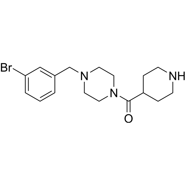 (4-(3-Bromobenzyl)piperazin-1-yl)(piperidin-4-yl)methanone